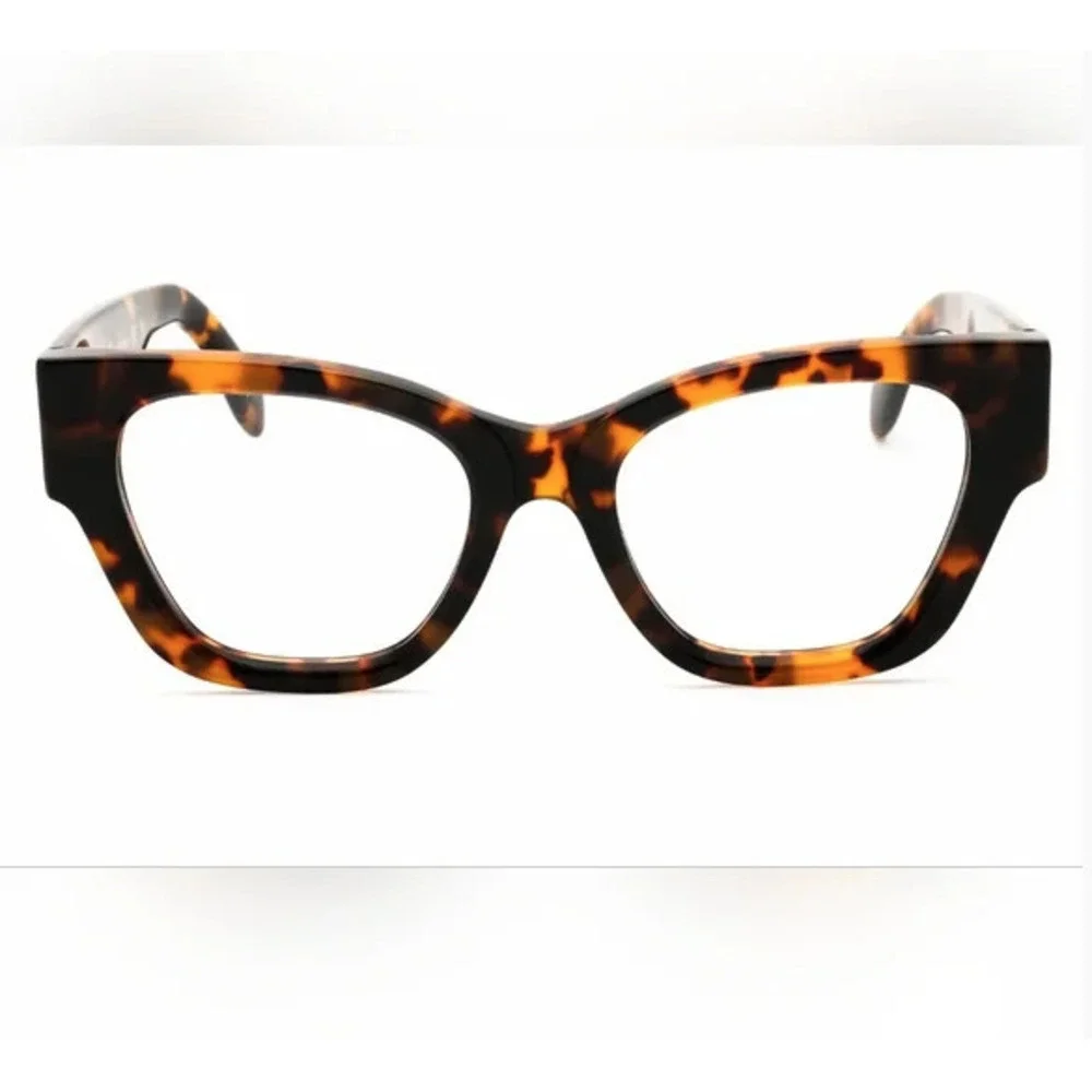 NWT Palm Angels Style-15-PERJ015S25PLA0016000 Havana 52mm Eyeglasses